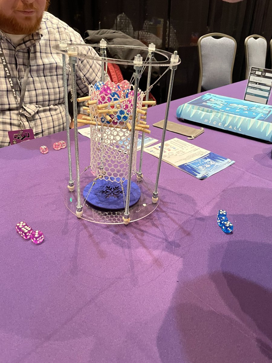 Dice Fall 大氷瀑 by <a href="/PRAPRAPRA/">PRA@natriumlamp games</a> at PAX Unplugged First Look! 
#PAXUnplugged2024