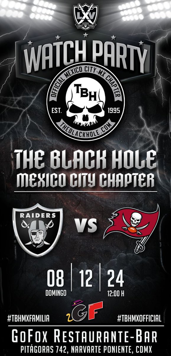 El Black Hole Mèxico City Chapter, se complace en invitarlos a su primera Watch Party en nuestro Club House <a href="/gofoxbar/">Gofox Bar Tematico</a>  los esperamos!!