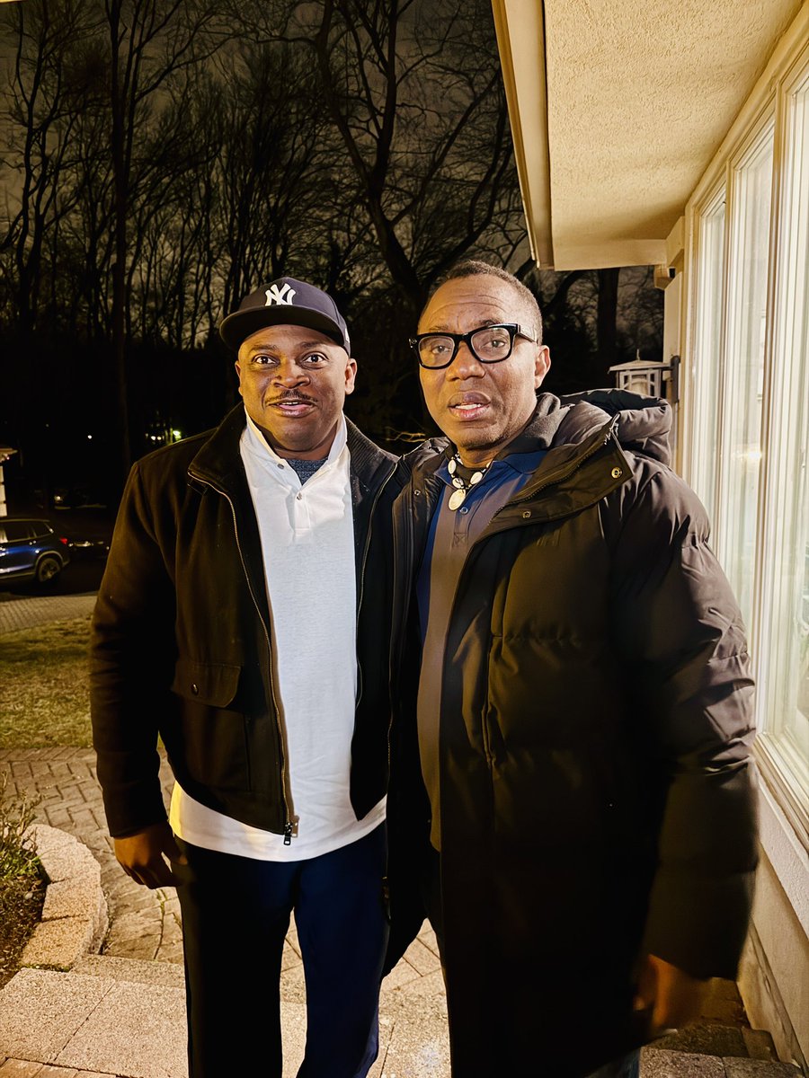 nduksy's tweet photo. Chance meeting with a brother I have great respect for @sowore https://t.co/ekCgDPy9kc