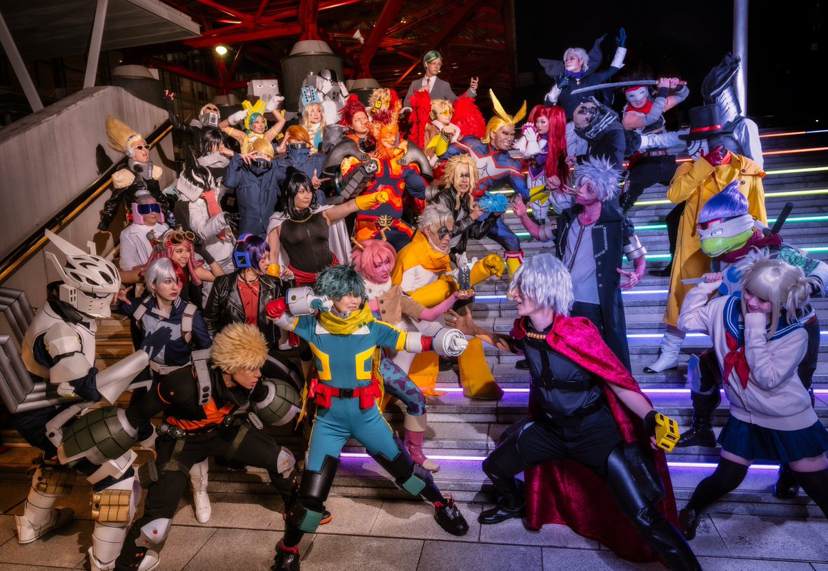 東京コミコン 
ヒロアカ完結&amp;10周年記念ギャザリング
昼夜二部制でPlus Ultraしてきたよ🔥

洋画・アメコミコスプレ勢による
ヒロアカ併せ❣️

夢が叶った瞬間でした…皆ありがとう！
初主催緊張した~

撮影した方は是非このタグで載せてね
#ヒロアカtcc2024 

#東京コミコン2024
#東京コミコンコスプレ