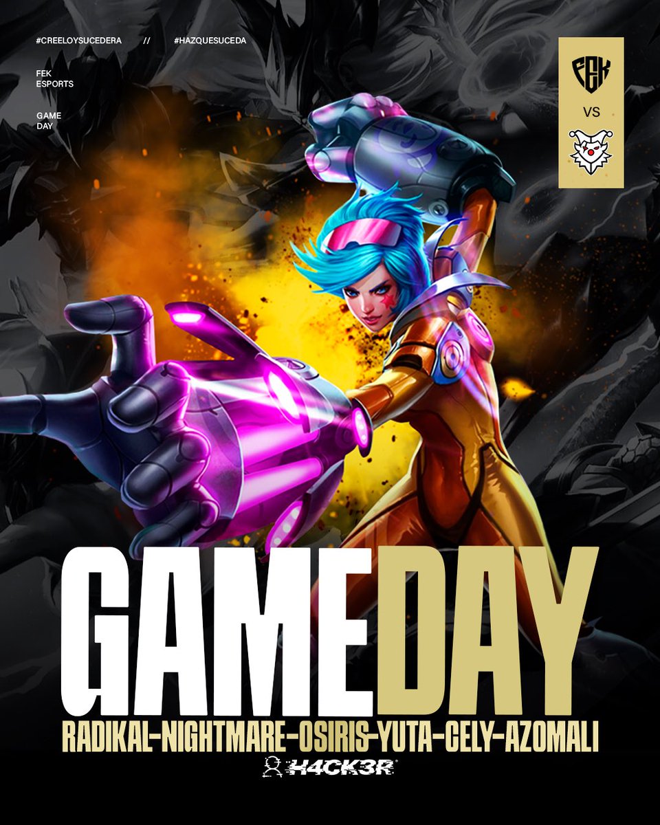 ¡JUEGO CRUCIAL! 👊🏽 🏆
Nos encontramos en la fase de playoffs y nos enfrentamos a <a href="/ToysEsports/">Toys Esports</a> 

📺 twitch.tv/blossomleague

#BoostYourStats con <a href="/H4CK3Rbrand/">H4CK3R MX</a>