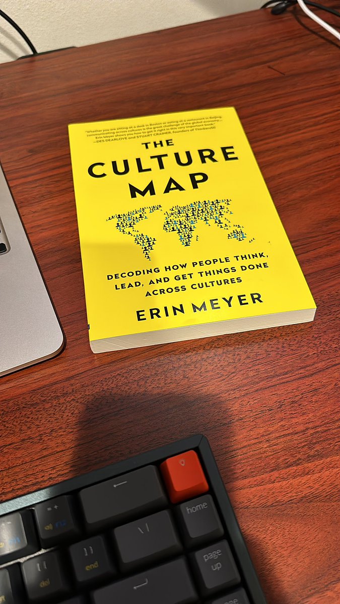 benpricedev's tweet photo. I previously skimmed this digitally. Finally picked up a physical copy to read properly. #CultureMap #Leadership #LeadershipDevelopment #culture https://t.co/OGxw26hcSX
