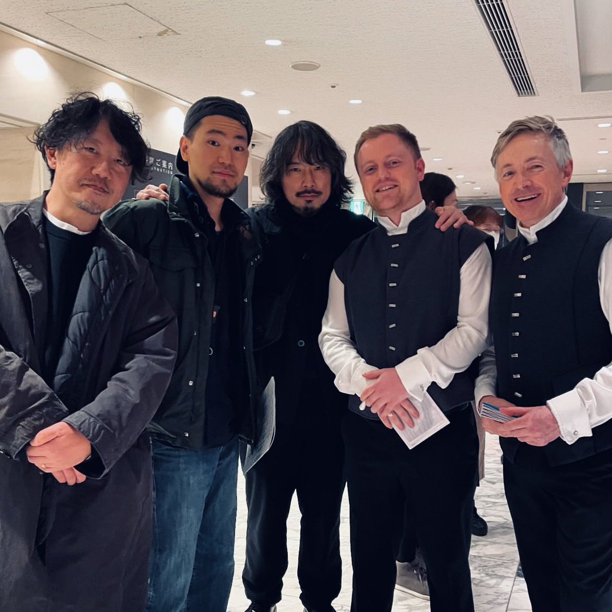 mouse on the keys (@mouseonthekeys) on Twitter photo It was great to see our old friends again! Thanks to Michael McGlynn, ANUNA, and everyone of MANAM. We'd love to make some music with you all again next year!
<a href="/michaelmcbot/">Michael McGlynn</a> <a href="/Anuna_Choir/">ANÚNA アヌーナ</a> <a href="/manam_men/">M' A N A M</a> #anuna #Irishmusic #manam #mouseonthekeys It was great to see our old friends again! Thanks to Michael McGlynn, ANUNA, and everyone of MANAM. We'd love to make some music with you all again next year!
<a href="/michaelmcbot/">Michael McGlynn</a> <a href="/Anuna_Choir/">ANÚNA アヌーナ</a> <a href="/manam_men/">M' A N A M</a> #anuna #Irishmusic #manam #mouseonthekeys