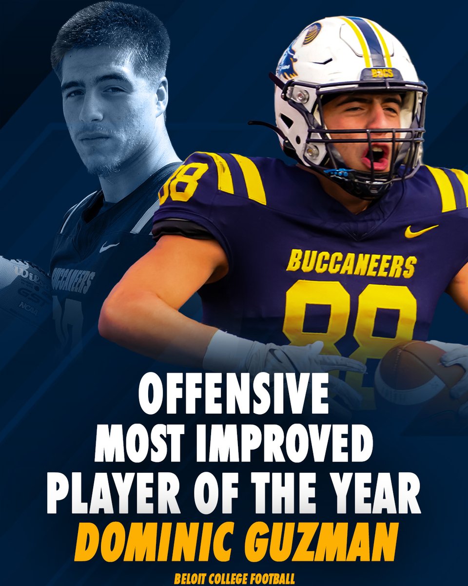 Our 2024 Offensive Most Improved Player of the Year, Dominic Guzman! #GoBucsWIN