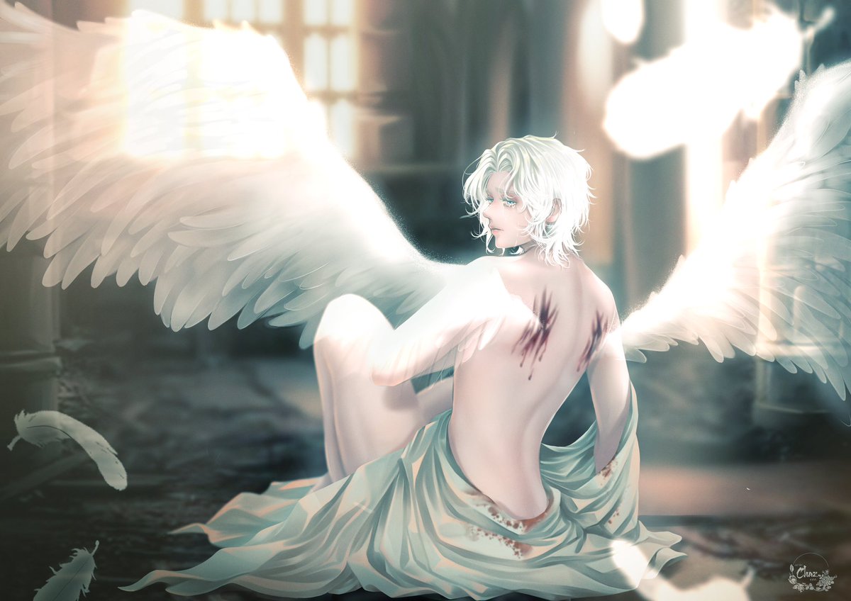 I am here purely to show off the commission I got from <a href="/ChaaazCC1/">chazoomi 丼 🍚</a> because not sharing it feels like a crime
Rigel should have died along with his parents, but he somehow didn’t. He survived, yet pays for that almost every night through vivid nightmares
My pretty, tragic boy
