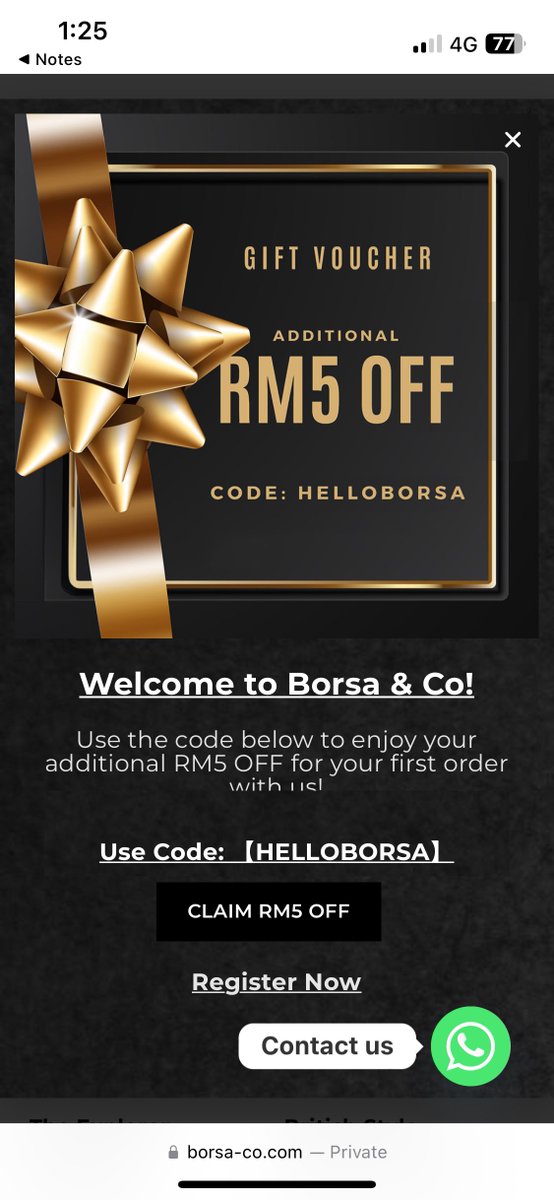 AzlilAdzif's tweet photo. Look at the quality 🤌🏻✨
First time beli kat website Borsa &amp; Co, best sebab ada extra discount 😍

https://t.co/55Z4905G99 https://t.co/MVZfGkKR7O