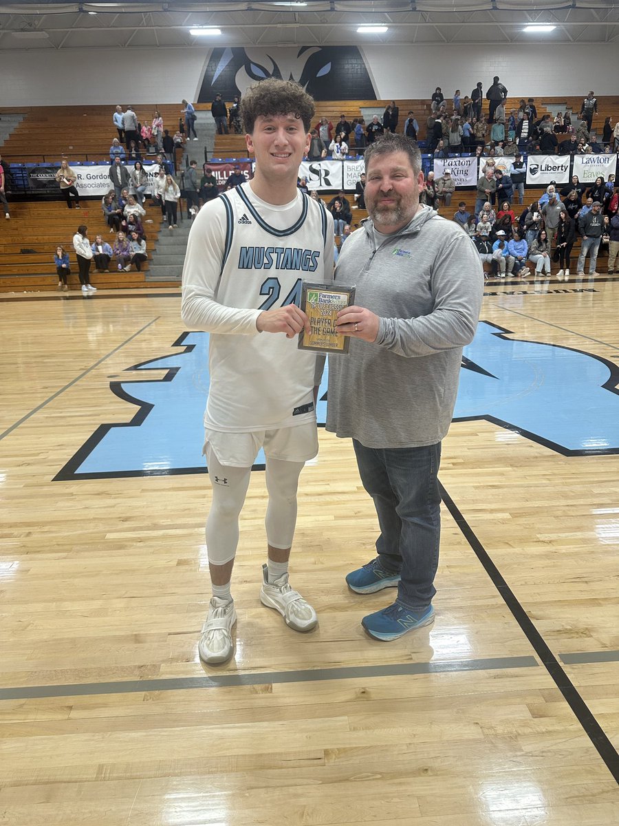 Congratulations to Gunnar Revelett for receiving player of the game in the Farmers Bank and Trust Tip-off Classic with a 40 point performance and joining the 1000 point club.