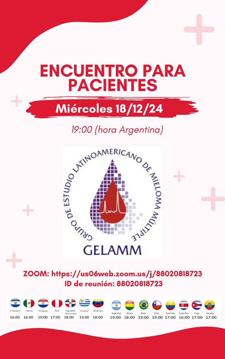 Encuentro con pacientes y familia de pacientes, los esperamos!