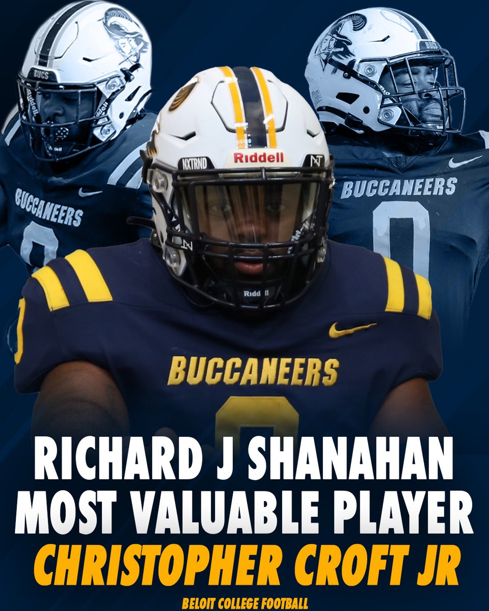 Our 2024 Richard J Shanahan "Most Valuable Player", Christopher Croft Jr! #GoBucsWIN
