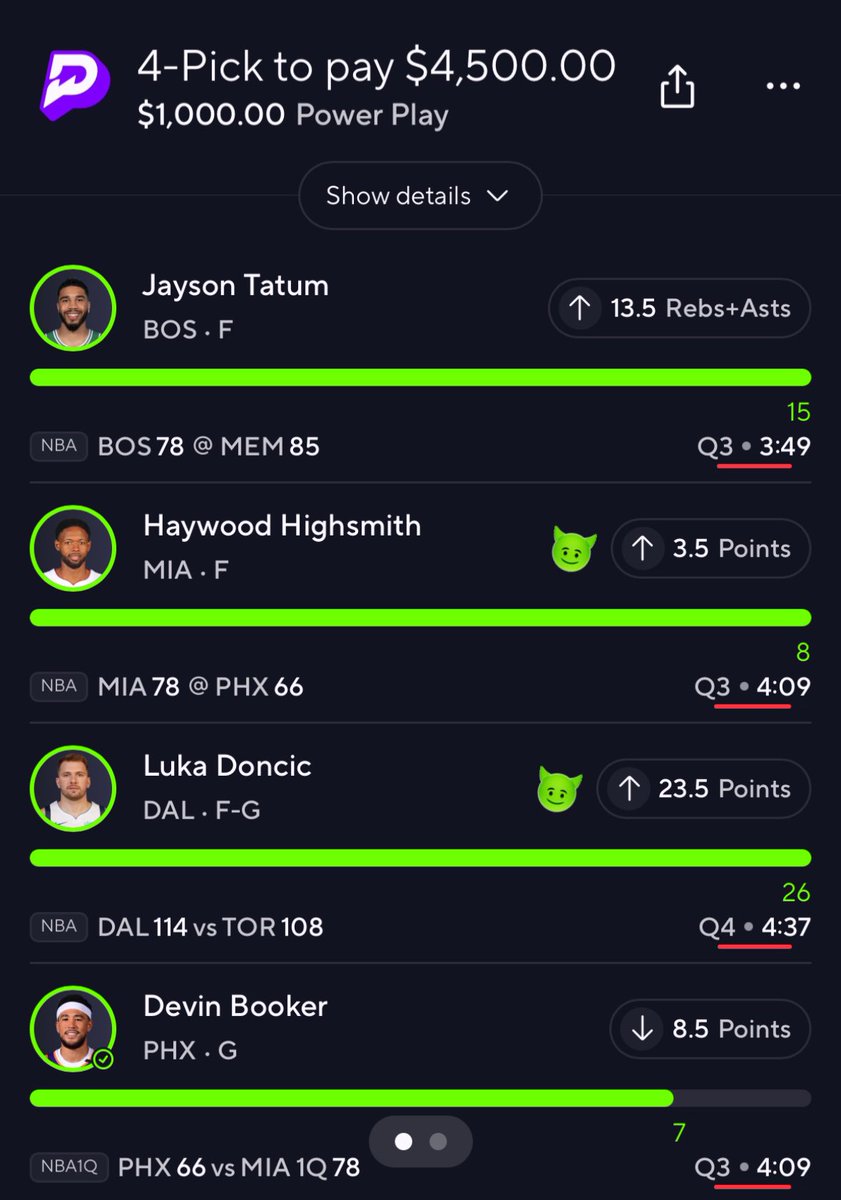 GIVING $500 TO SOMEONE WHO LIKES/RT’s THIS TWEET 💰💚

CASH THE $4,500 NUKE ☢️✅

HERES 50% OFF MY VIP PLAYS ⤵️
dubclub.win/r/p/pri-4b7wm/…

#PrizePicks | #GamblingX