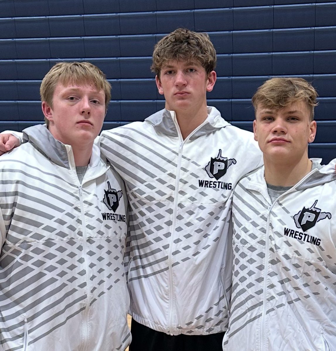 TBlakeJennings's tweet photo. Opening weekend at Hedgesville Duals. The team with 8-2. The 3 pictured below went undefeated 10-0. Hoping to keep the same momentum throughout the rest of the season. @ColeTurnerPK and Sam Klimas https://t.co/Oay515VZRD