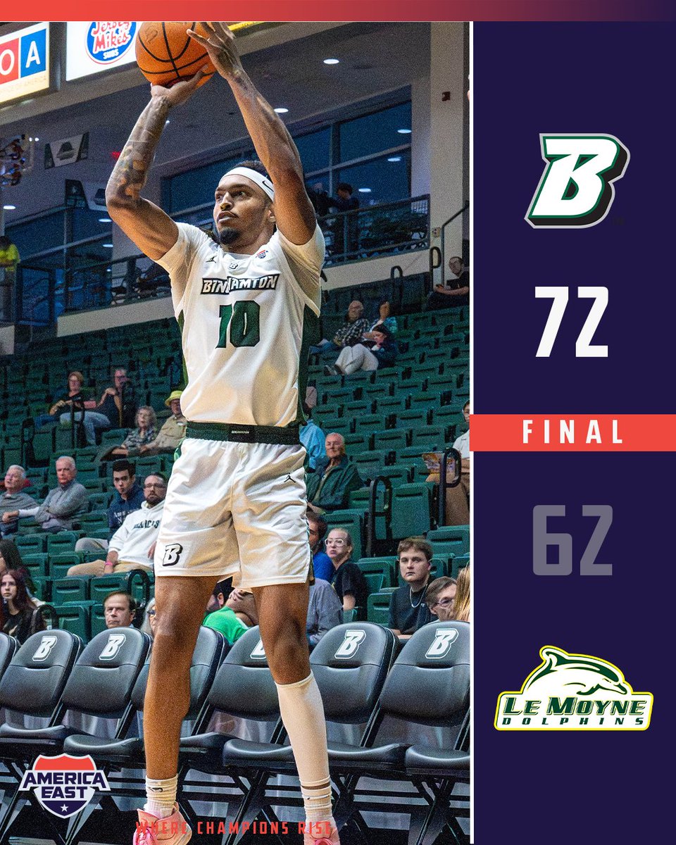 Chris Walker goes off for 30 points as <a href="/BinghamtonMBB/">Binghamton MBB</a> takes down Le Moyne on the road!