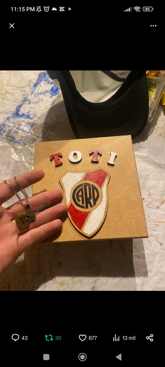 cinty_28's tweet photo. @totispangenberg Que lindo que te haya gustado nuestro regalo que te habíamos prometido con mi amiga @KrgPamela te queremos toti!!!!🫶🏼🫶🏼🫶🏼🫶🏼🫶🏼 https://t.co/i338EoAYAN