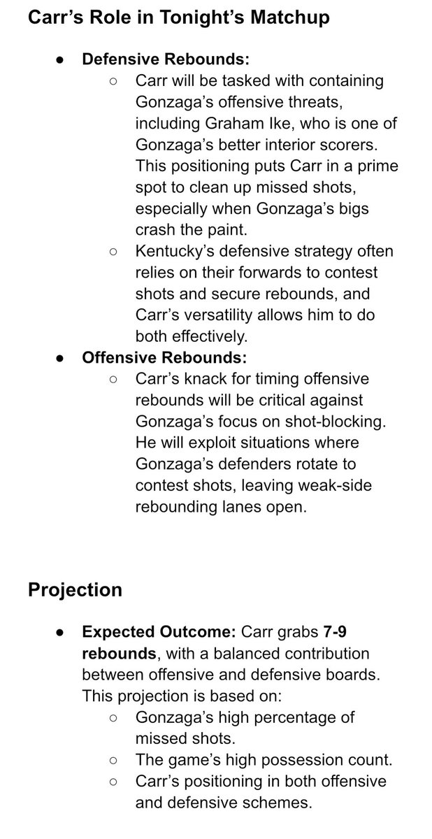 CBB PLAY #2

Andrew Carr O 5.5 Rebounds

1U Write up 👇