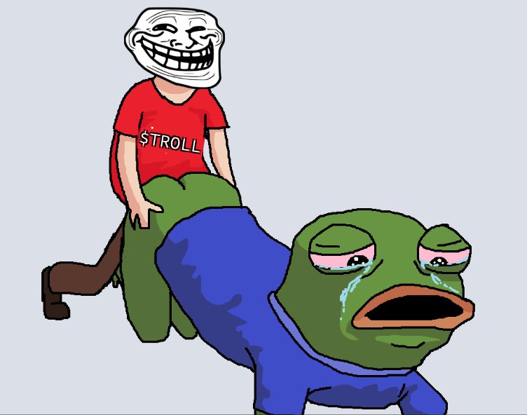 ERC20Trolls's tweet photo. Everyoneโs talking about PEPE flipping Shiba, but the real question is: when is $TROLL flipping them all? ๐ #TrollTakeover #Trollrun #problem? https://t.co/ZnqzFyUogR