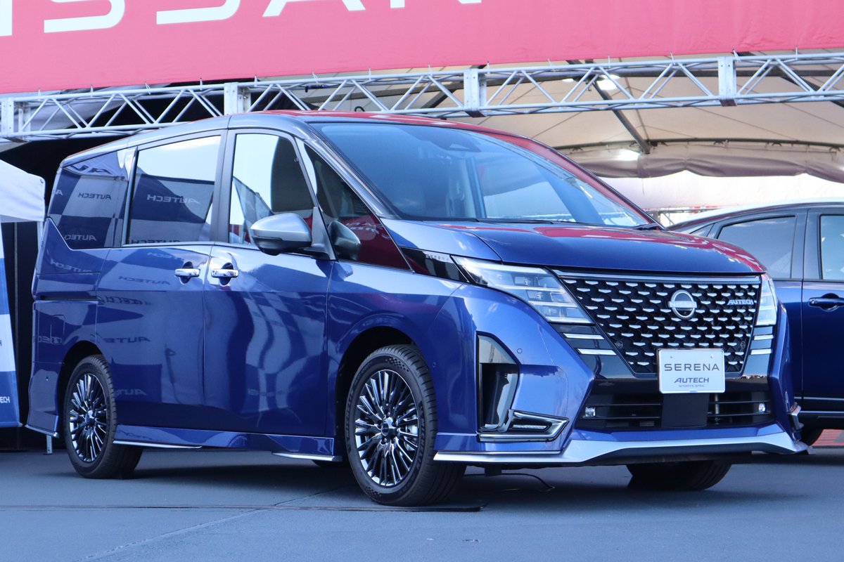 NISMO_JP's tweet image. 【#SUPERGT】[スタンド側NISMOブースより]
展示車紹介2⃣

ロードカー展示
✅アリア NISMO
✅ノート オーラ NISMO
✅セレナ AUTECH SPORTS SPEC
✅ノート AUTECH CROSSOVER

今回は #AUTECH ブランド車の展示も✨
全車お乗り込み可能です

#GoGoNISSAN2024
#NISSAN #NISMO
#AuraNISMO #AriyaNISMO