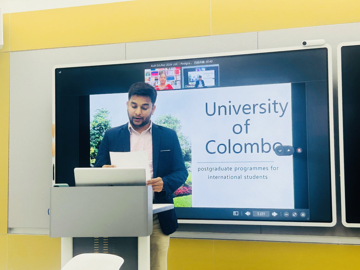 DilankaKarunar2's tweet photo. Excited to collaborate with the #AUAEduFair2024 team and the Asian University Alliance! πβ¨ Explore admission opportunities at leading Asian universities and shape your future. More information through https://t.co/b7l6kVNpZF
#Education #Opportunities #StudyInAsia https://t.co/3CdCuLUuWv