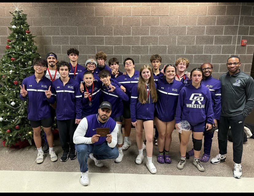 Congratulations to all our wrestlers for a great outing today in Belton!
🥇 Sebastian Yacoub
🥈 Kyle Torres
🥈 Pierce Chagrin
🥈 Quinten Purdy
🥉Kiala Walp De Souza
🥉Megan Stanski

AND 3rd team finish Plague to finish the night!
<a href="/RRCRWrestling/">Cedar Ridge Raider Wrestling</a> <a href="/CedarRidgeHigh/">CRHS</a> <a href="/crhsAT/">CRHSAthleticTrainers</a>