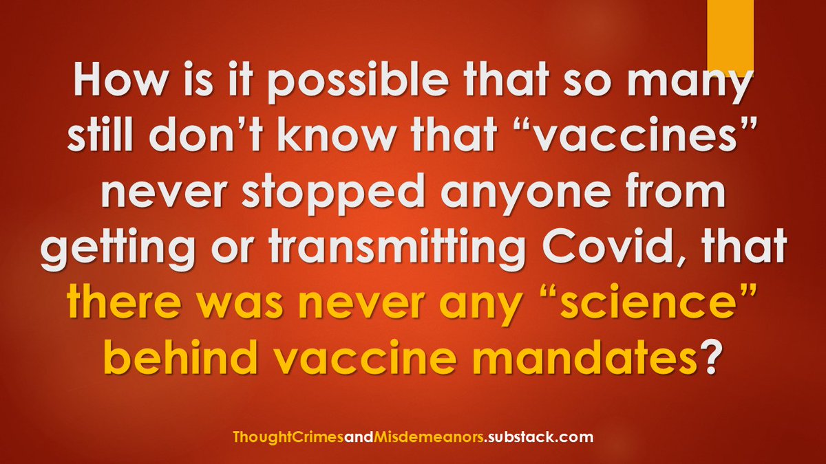 Who will show the integrity to step up and admit this was wrong? #covidmandates