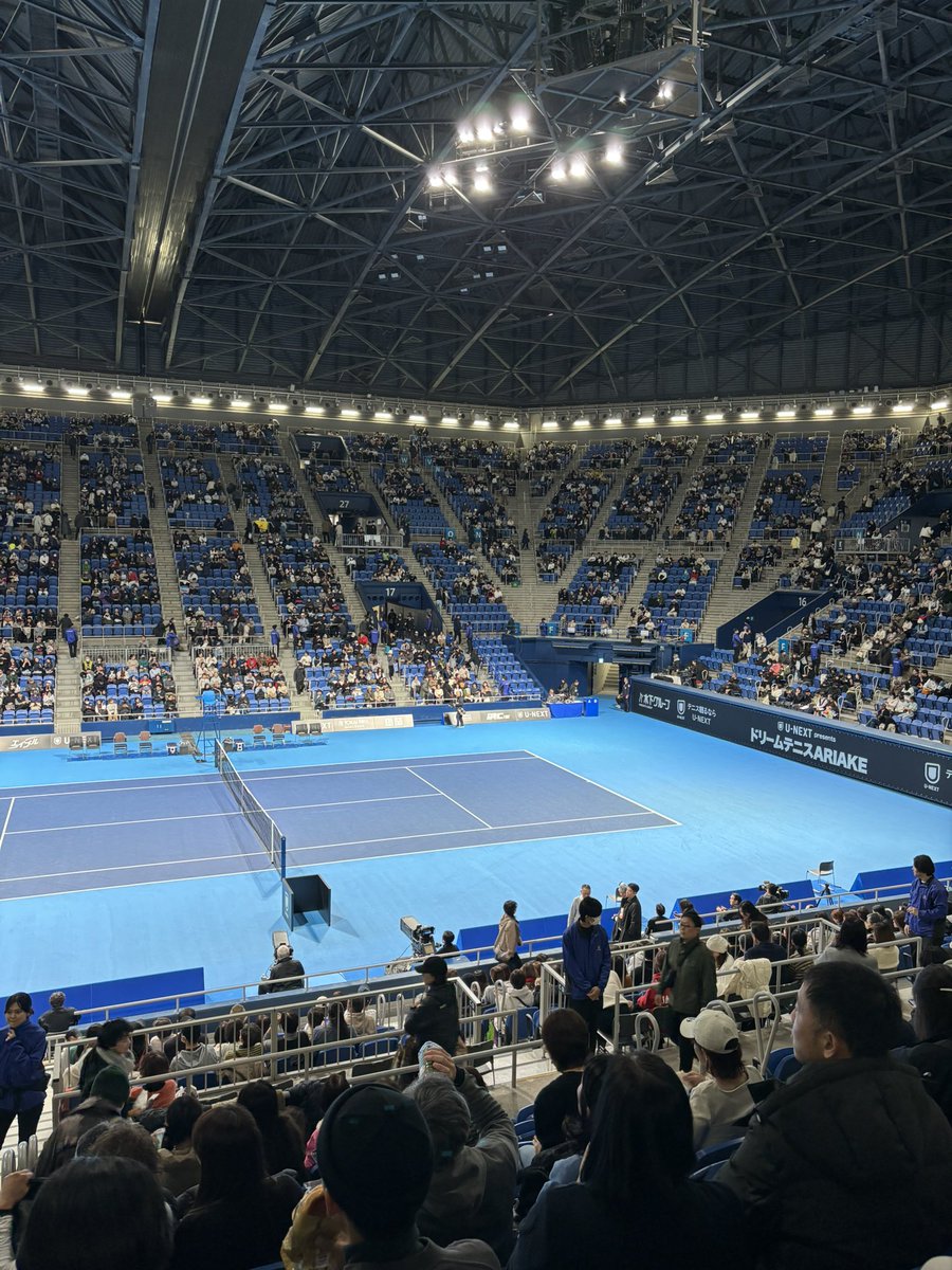 supersonic177's tweet photo. #ドリームテニスARIAKE https://t.co/xuKzksztFK