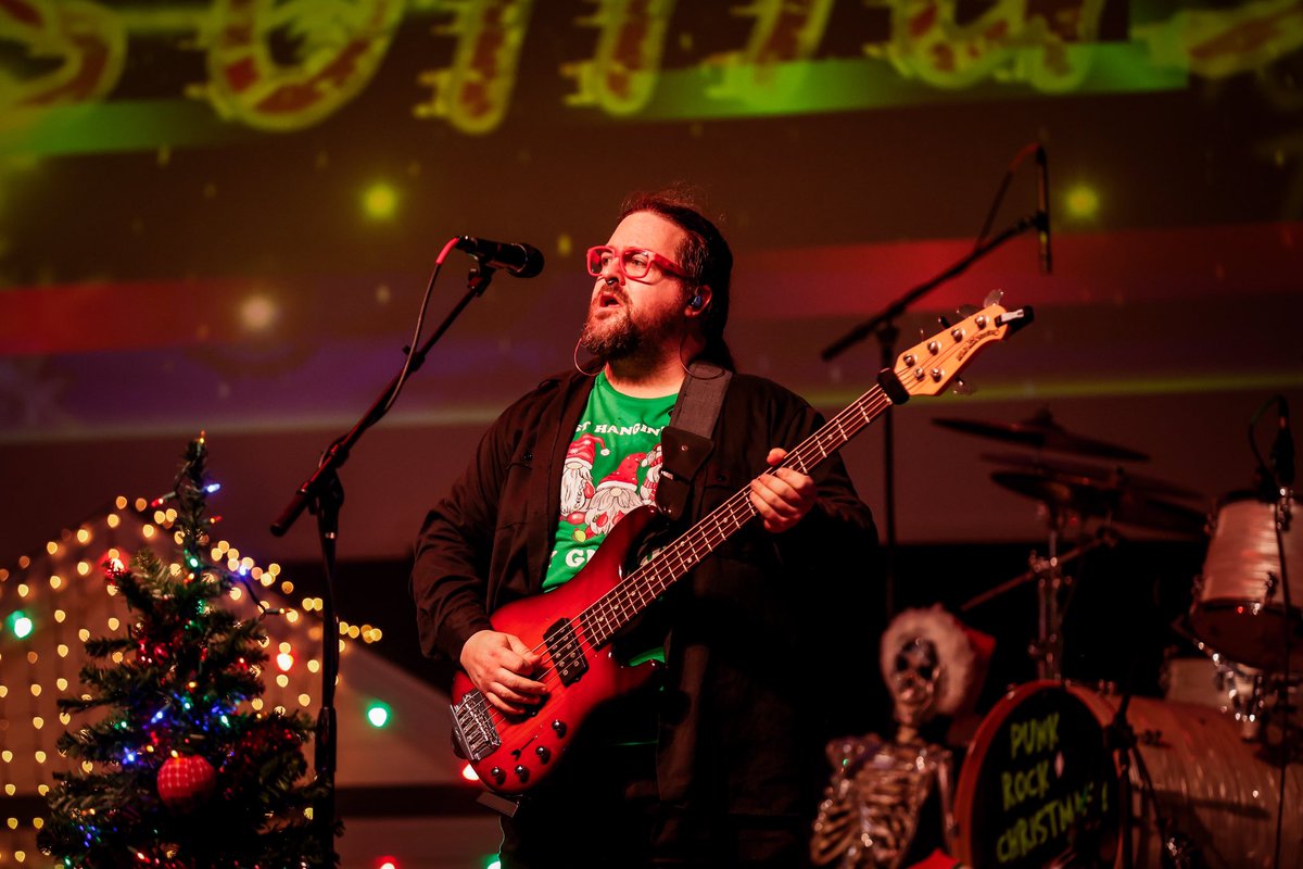 1057thePoint's tweet photo. It’s a PUNK ROCK XMAS HoHo Show(s) this afternoon and this evening - rocking two merry shows at @ThePageantSTL!
- - - 
📸 photos courtesy of @OotBPhotography https://t.co/YaVF1nD9LJ