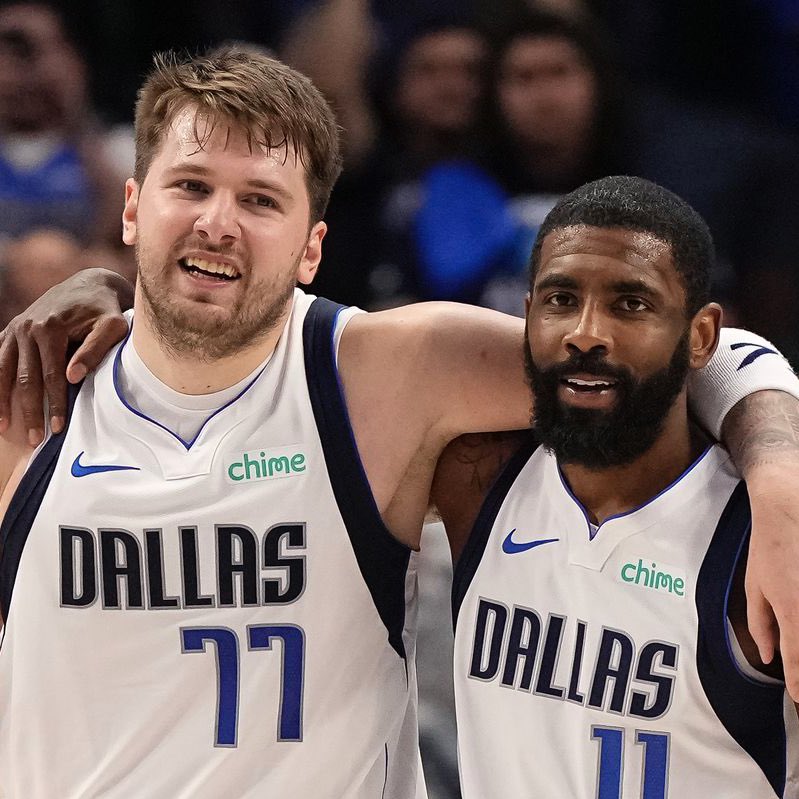 LegionHoops's tweet image. Luka Doncic:              Kyrie Irving:

30 points                     29 points
13 rebounds                6 rebounds
11 assists                      6 threes

Light work for this duo tonight 🔥