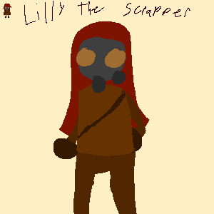 LotusCult138's tweet photo. Lilly the Scrapper (no it is not a leathal company oc, she might make more appearances, I just like making character designs) #oc https://t.co/lHQwgJi9uJ