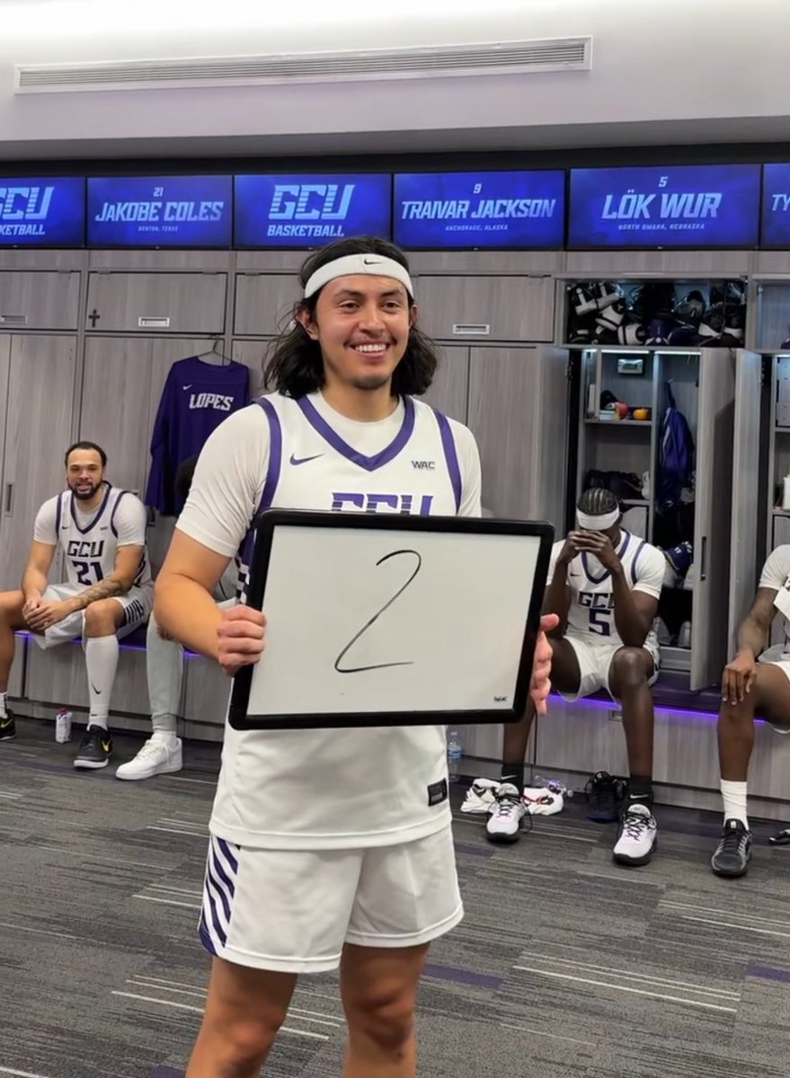 GCU_MBB's tweet image. First ✌️ for @jasoncale7!