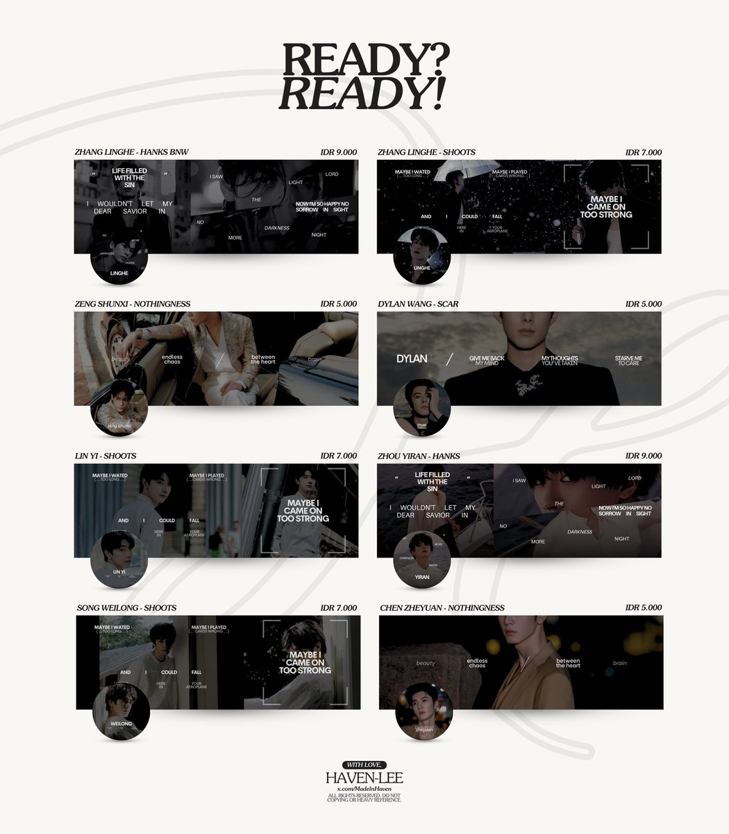 MadelnHaven's tweet photo. ⠀ ⠀
Any interaction would be appreciated!

Hi! Haven has some READY STOCK Chinese actors / actresses layouts. FREE RETEXT available! Go get yours now. 🤍

#zonaba #zonauang #zonajajan
⠀ ⠀ https://t.co/drxajzIBeT