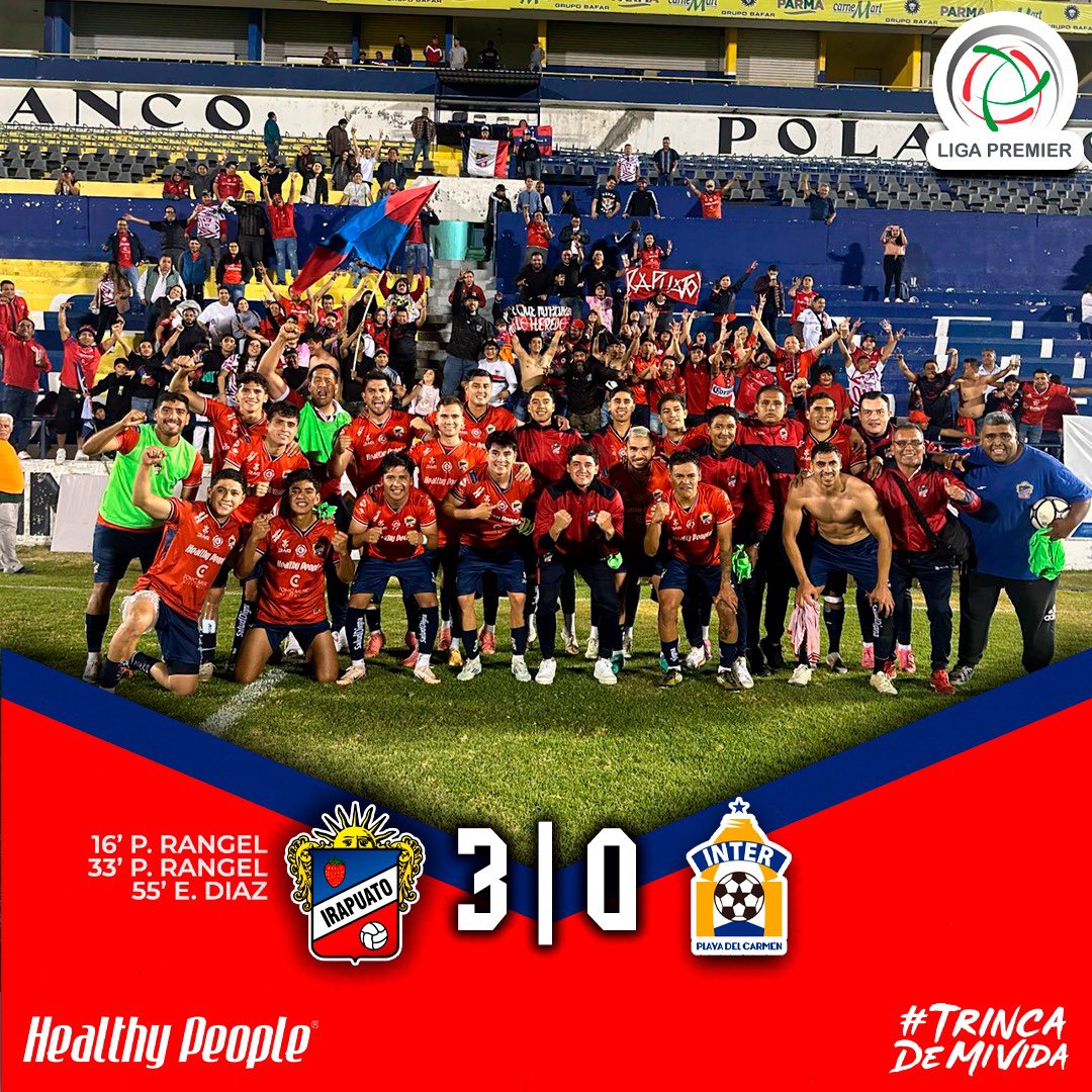 clubirapuato_'s tweet photo. ESTO ES POR LOS INCONDICIONALES! 
¡LOS QUE NO DEJAN DE CREER NI ALENTAR! ¡ESTO ES POR TODA NUESTRA AFICIÓN FRESERA! ESTO LO REMONTAMOS JUNTOS 👊🍓🔥

#IRAPUATO 3(4) - (4) 0 Inter Playa

¡ASÍ ERA CARAJOOOO! ¡ESTO ES LA #TRINCADEMIVIDA! ❤️💙 https://t.co/hQtTozGT1w