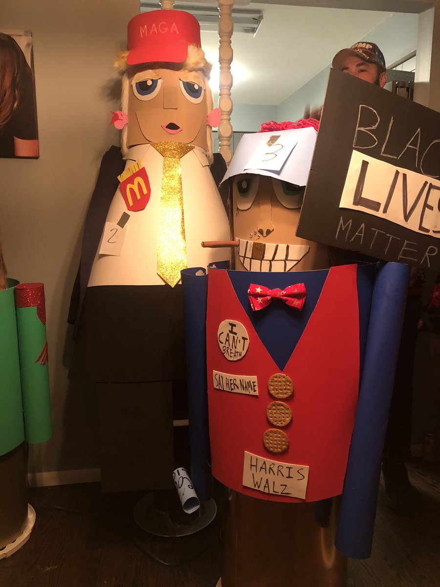 deanmnjr's tweet photo. @realDonaldTrump 
The winner of this years art competition at the ugly Christmas sweater party. 
Donald Trump nutcracker. https://t.co/m4nmlaVDAc