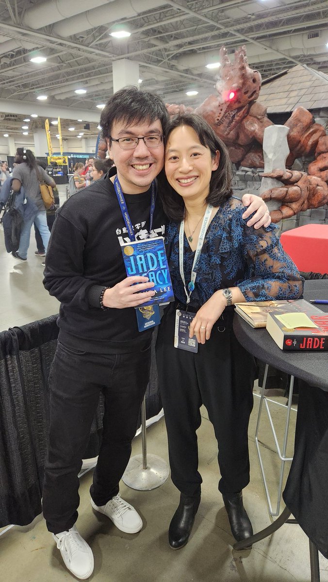 On my honor, my life, and my jade. The Pillar of Kekon. The writer behind my favorite trilogy of all time, the one and only <a href="/FondaJLee/">Fonda Lee **news and updates**</a> 🤩