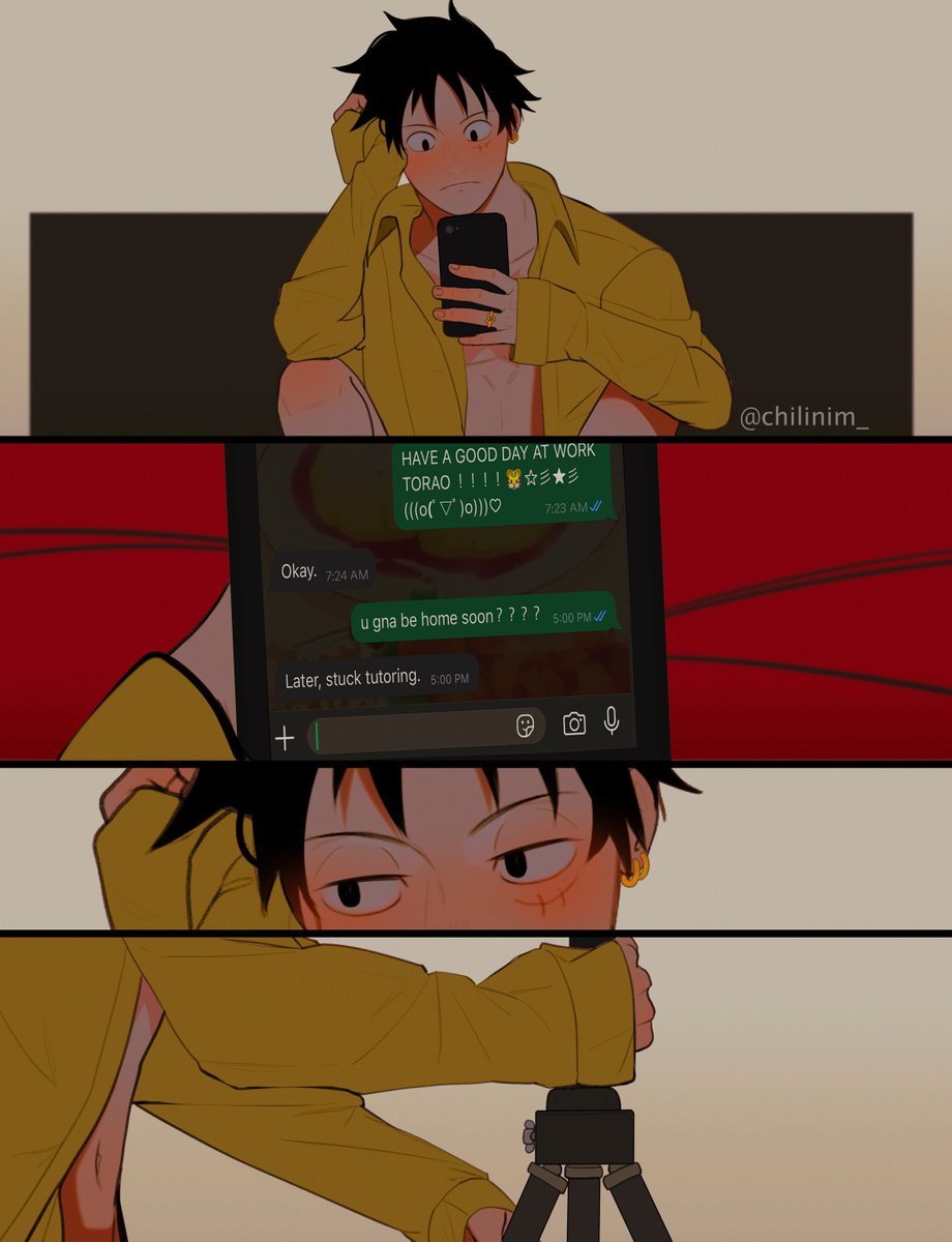 chilinim_'s tweet photo. modern au (lawlu ver) https://t.co/6QTosu58uN