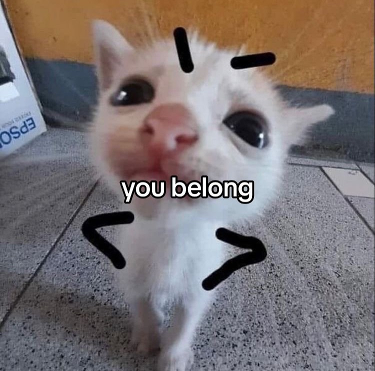 Catsillyness's tweet photo. You matter https://t.co/3an54FpuRL