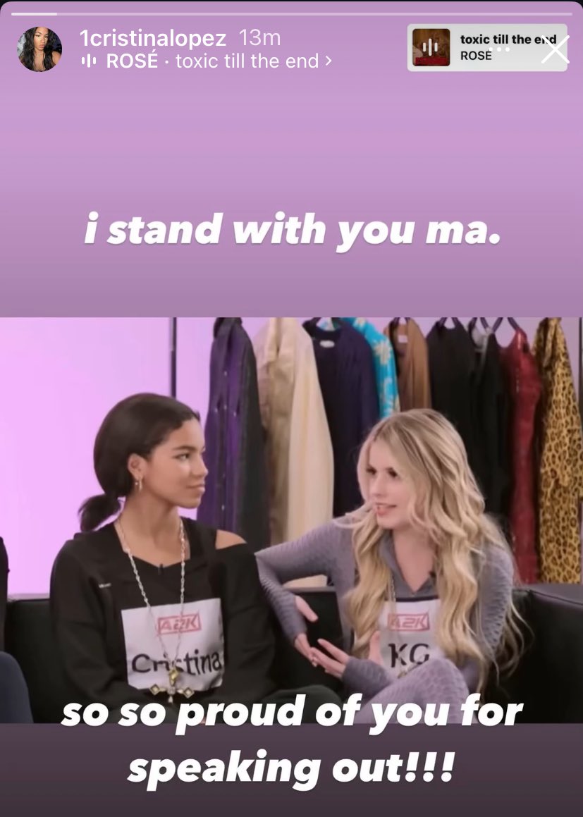 GIRLSET_SOURCE's tweet photo. Former A2K girls, Mischa Salkin and Cristina Lopez have showed their support to #KG!

#FightingforVCHA #WeLoveYouKG #AlwaysWithKG @Official_VCHA https://t.co/5ab4iI1RBx