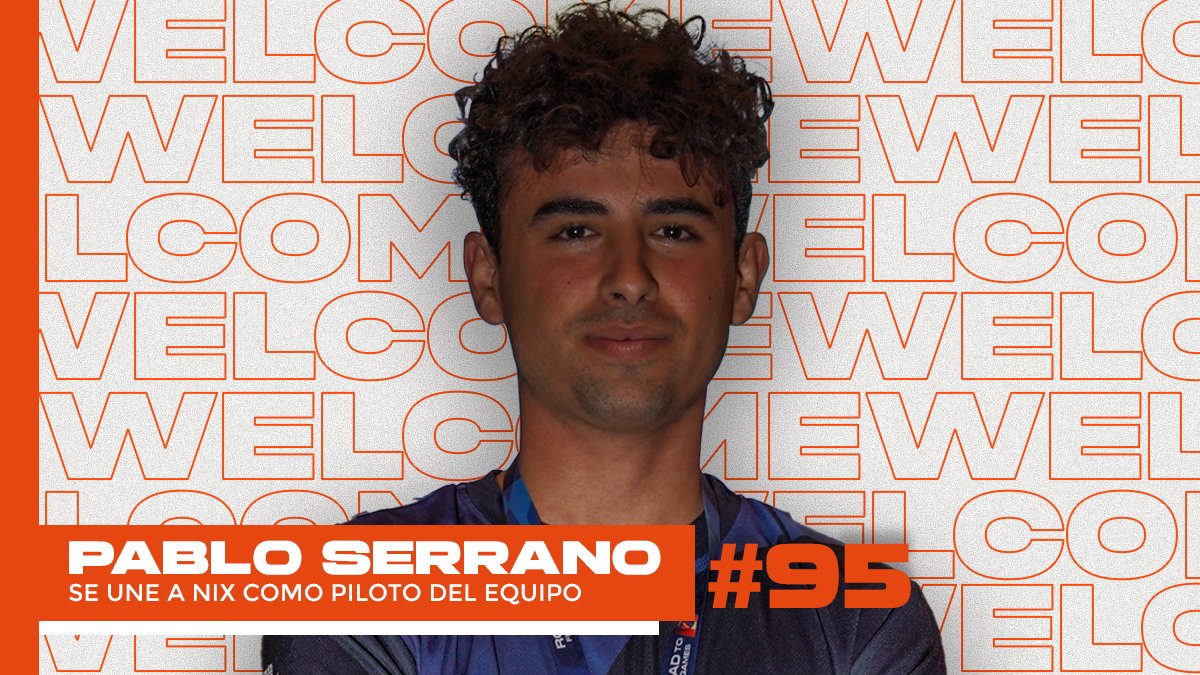𝗡𝗜𝗫 𝗦𝗶𝗺𝗥𝗮𝗰𝗶𝗻𝗴 (@nixsimracing) on Twitter photo 𝗔𝗡𝗡𝗢𝗨𝗡𝗖𝗘𝗠𝗘𝗡𝗧📋✍️
Procedente de Madrid y con 19 años, con la experiencia en la final de Castellón de hace unos meses, viene para crecer en conjunto con el equipo <a href="/serrano__pablo/">Pablo Serrano Valbuena</a>
¡BIENVENIDO A TU NUEVA FAMILIA PABLO! 🫶🧡🖤 𝗔𝗡𝗡𝗢𝗨𝗡𝗖𝗘𝗠𝗘𝗡𝗧📋✍️
Procedente de Madrid y con 19 años, con la experiencia en la final de Castellón de hace unos meses, viene para crecer en conjunto con el equipo <a href="/serrano__pablo/">Pablo Serrano Valbuena</a>
¡BIENVENIDO A TU NUEVA FAMILIA PABLO! 🫶🧡🖤