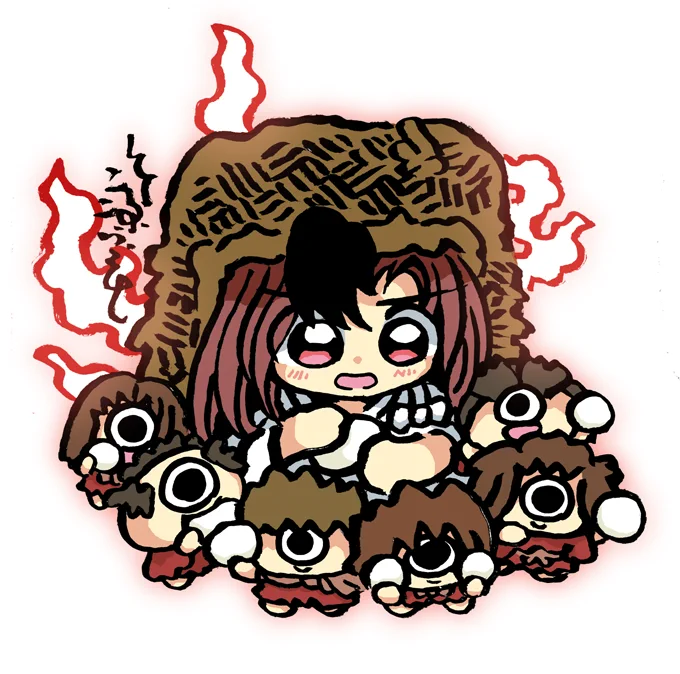 ことしの12月8日も、みかり婆を当然描く。 #みかりばばあ 