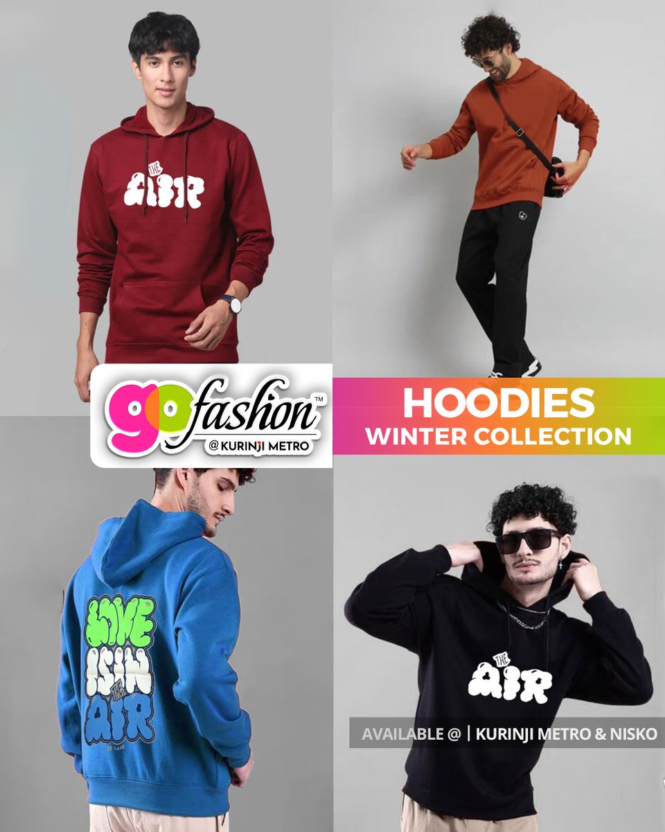 GoFashionTN's tweet photo. 𝗛𝗢𝗢𝗗𝗜𝗘𝗦 𝗪𝗶𝗻𝘁𝗲𝗿 𝗖𝗼𝗹𝗹𝗲𝗰𝘁𝗶𝗼𝗻. #gofashiontn
🔥𝗦𝘁𝗮𝗿𝘁𝘀 𝗳𝗿𝗼𝗺 ₹𝟰𝟵𝟵🔥 #gofashion 
@KurinjiMetro @niskohypermart 
#hoodie #sweatshırt #wintercollection
#trichy #thanjavur #kumbakonam #pudukkottai 
#kurinjimetrobazaar #kurinjimetro
#nisko #niskohypermart https://t.co/wMqdcalcZx