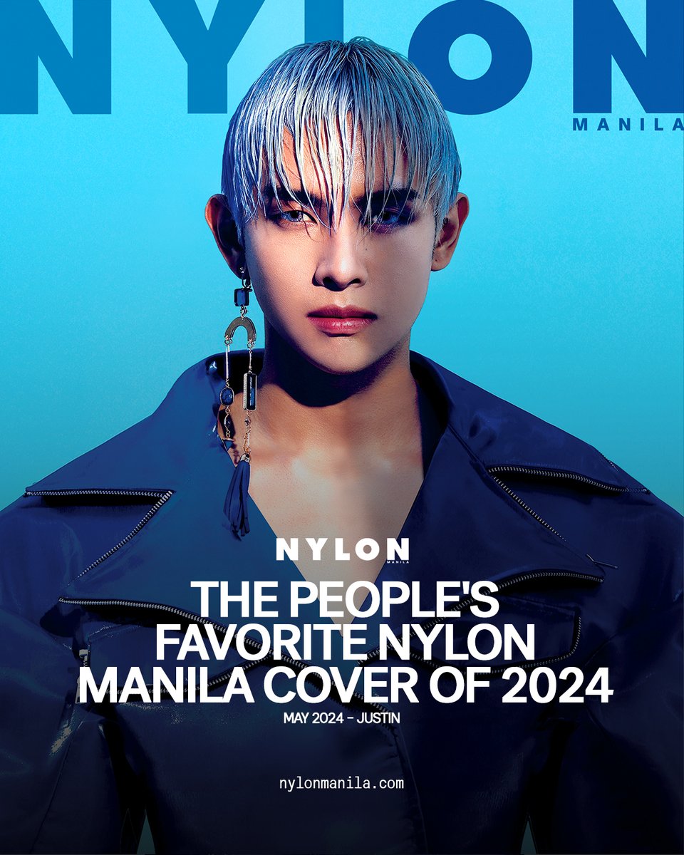 NYLONManila's tweet photo. We heard you! Your favorite NYLON Manila cover of 2024 is...Justin de Dios, May 2024! 📷 #justinForNYLONManila

This cover’s a special one, as it was the very first cover of the NYLON Manila MyZine. Congratulations to Justin and a massive thank you to all of the stars and creators, creatives and young dreamers who fronted our covers this year. Stay tuned for our next one! 📷

Thank you as well to everyone who voted and everyone who joined us on our 4th anniversary celebrations! Check out all of our covers on https://t.co/CJG1aJhw6v.