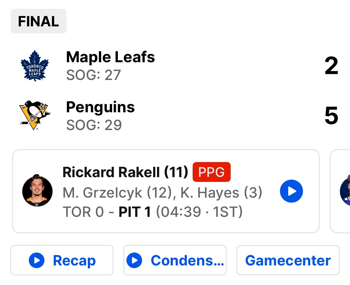 what a great day if ur a sens fan