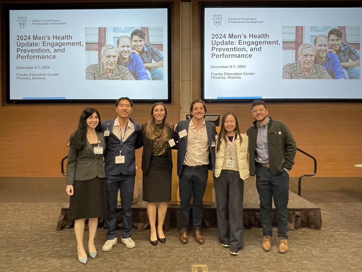 Laura Geldmaker (@laura_geldmaker) on Twitter photo Awesome day at the Men’s Health Update with a great group of <a href="/MayoClinicSOM/">Mayo Clinic Alix School of Medicine</a> peers! Thank you so much <a href="/MayoUrology/">Mayo Clinic Urology</a> AZ for the wonderful experience! 🌵
<a href="/AlexTheophilopo/">Alex Theophilopoulos</a> Awesome day at the Men’s Health Update with a great group of <a href="/MayoClinicSOM/">Mayo Clinic Alix School of Medicine</a> peers! Thank you so much <a href="/MayoUrology/">Mayo Clinic Urology</a> AZ for the wonderful experience! 🌵
<a href="/AlexTheophilopo/">Alex Theophilopoulos</a>