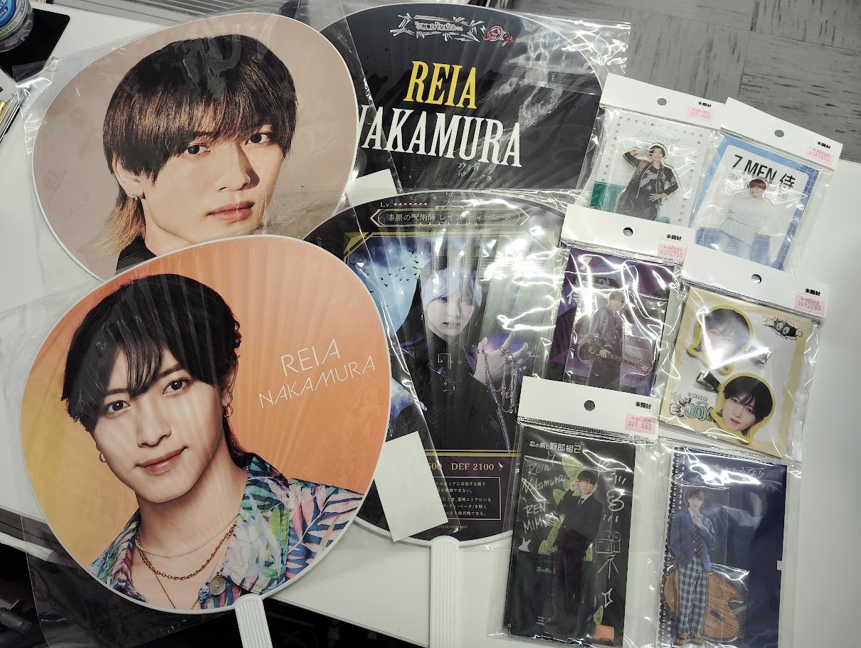 中村嶺亜 ヘアクリップ 7 MEN侍 andJOY ヘアクリップ 中村嶺亜