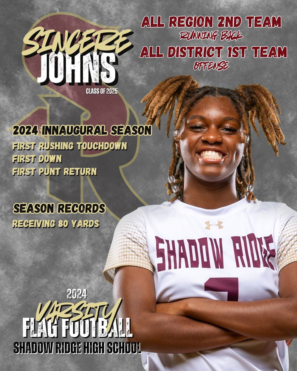 Shadow Ridge HS Girls Flag Football (@shadowflagfb) on Twitter photo Innaugrural season. Making history at Shadow Ridge. Season record 6-6 <a href="/DysartUSD/">Dysart Schools</a> <a href="/ShadowRidgeHS/">Shadow Ridge HS</a> <a href="/AthleticsShadow/">Shadow Ridge High School Athletics</a> <a href="/gridironarizona/">Gridiron Arizona</a> <a href="/JUSTCHILLY/">Just Chilly</a> <a href="/BJMedia1/">BJ Media</a> Innaugrural season. Making history at Shadow Ridge. Season record 6-6 <a href="/DysartUSD/">Dysart Schools</a> <a href="/ShadowRidgeHS/">Shadow Ridge HS</a> <a href="/AthleticsShadow/">Shadow Ridge High School Athletics</a> <a href="/gridironarizona/">Gridiron Arizona</a> <a href="/JUSTCHILLY/">Just Chilly</a> <a href="/BJMedia1/">BJ Media</a>