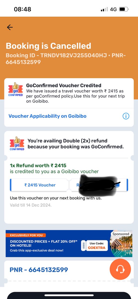 VIP2195's tweet photo. @GoibiboSupport goconfirmed refund coupon says it can be used on any cab ride, but it doesn’t work on any trip! Misleading terms and false promises https://t.co/vl52FFEFah