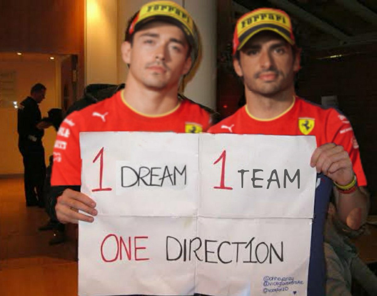 formulaux's tweet photo. Que risa como todos dimos inmediatamente por perdido el campeonato después de la quali y Charles y Carlos andaban así https://t.co/4T1eGjuvqH