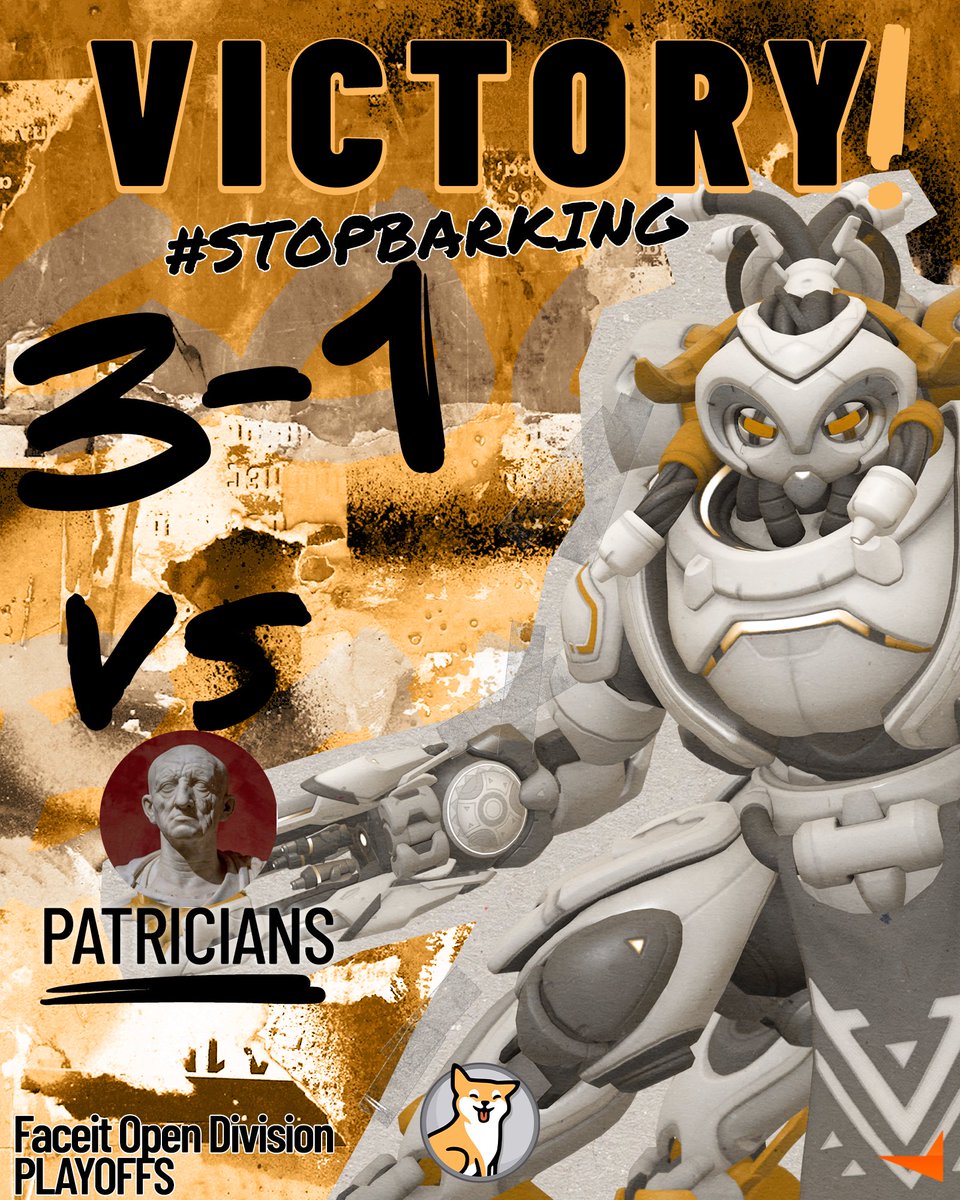 GoodBoys_gg's tweet photo. GOOD BOYS REVENGE TOUR ARF ARF WOOF ARF. ๐
3-1 Win over Patricians in #FACEIT playoffs tonight, locking us in top 6. Gonna keep smokinโ dat lower bracket PACK. ๐ฌ๐ฎโ๐จ
#StopBarking ๐ถ https://t.co/AHC5aUcX6b