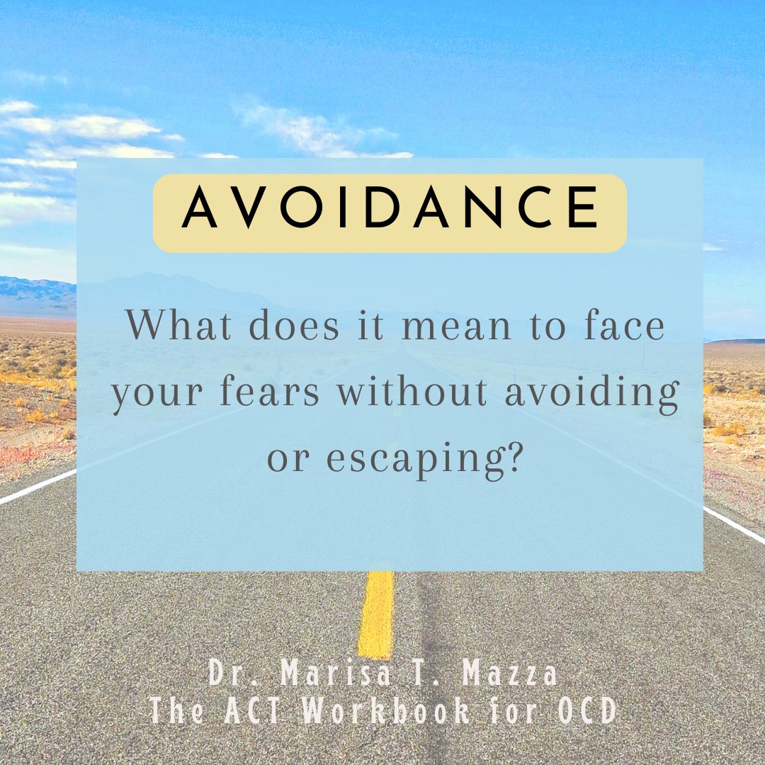MarisaTMazza's tweet image. Avoidance feels like a quick fix, but it often makes anxiety &amp;amp; OCD worse in the long run. Exposure and Response Prevention (ERP) is about learning to face fears without performing compulsive behaviors. What’s one small exposure you can try? 
#Avoidance #OCD #AnxietyAwareness