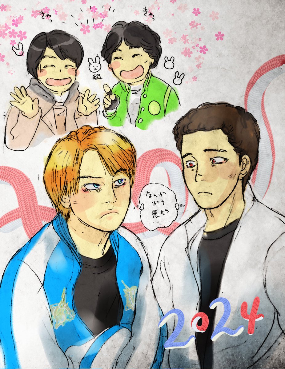 #これを見た人は去年の12月の画像を貼る
何描いてたっけ…と思ってのぞいてみたらやっぱりクロスオーバーばっか描いてた 