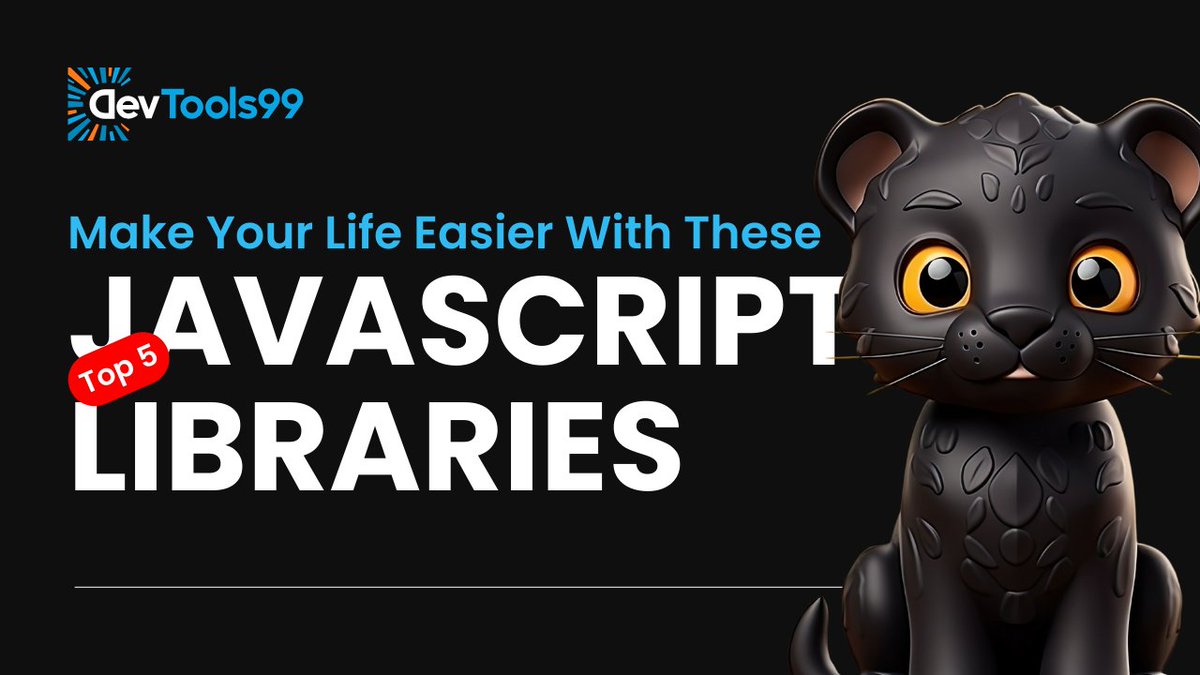 DevTools99's tweet image. Hey Coders! Looking to simplify your development process? Discover the top 5 JavaScript libraries that can make your coding journey smoother and more efficient. youtu.be/nRkAqxpS6tw
#JavaScriptLibraries #WebDevelopment #CodingMadeEasy #DevTips #LearnToCode