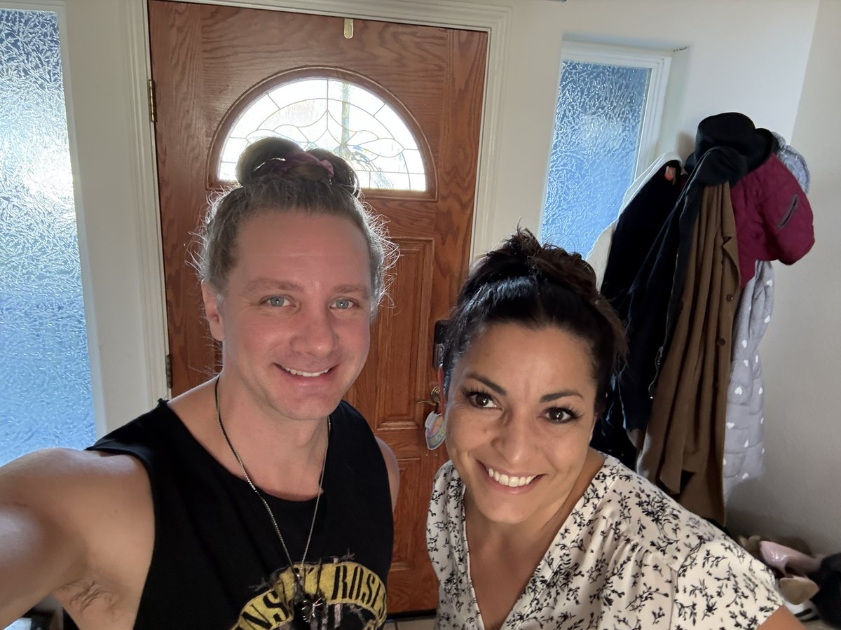 Just two cancer survivors hanging out consuming cancer causing beverages 🤪. Alicia DeRollo I adore you and your hubby!!!
